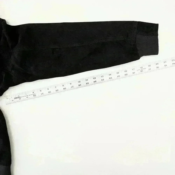 Blank NYC Men's Suede Bomber Jacket Black Size Medium NEW - Picture 11 of 15